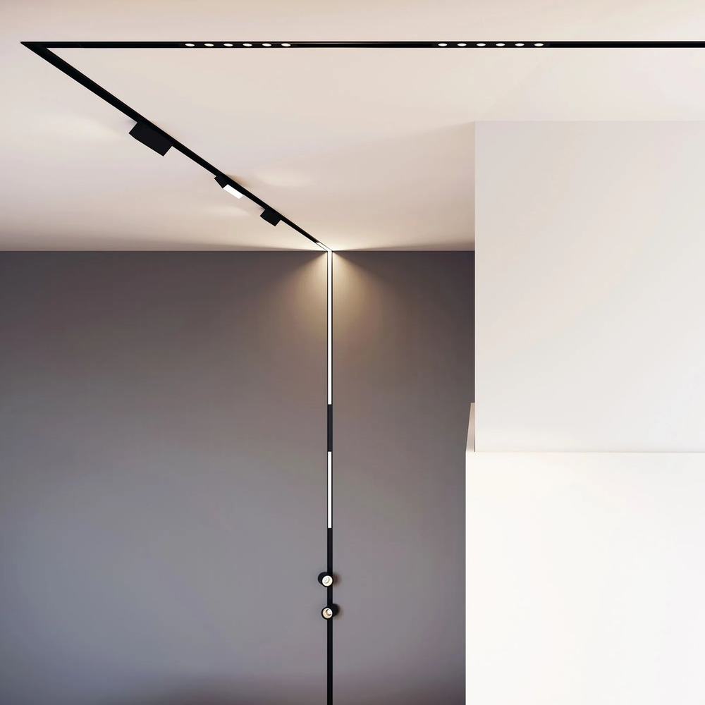 Трековый светодиодный светильник Arlight Mag-Dots-25-L400-12W Warm3000 046324