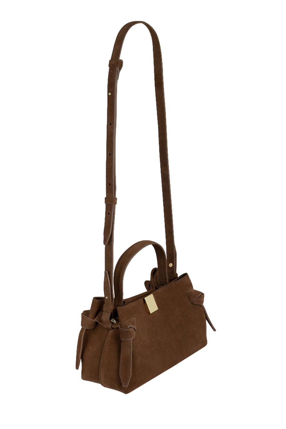 Сумка Yuzefi Gyoza Mini - CHOCOLATE SUEDE