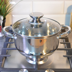 Кастрюля 2,2л нерж, индукция, "Daniks" Оптима GS-01201-18CA