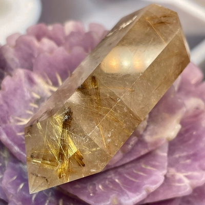 39690 Рутиловый кварц Кристалл 56мм