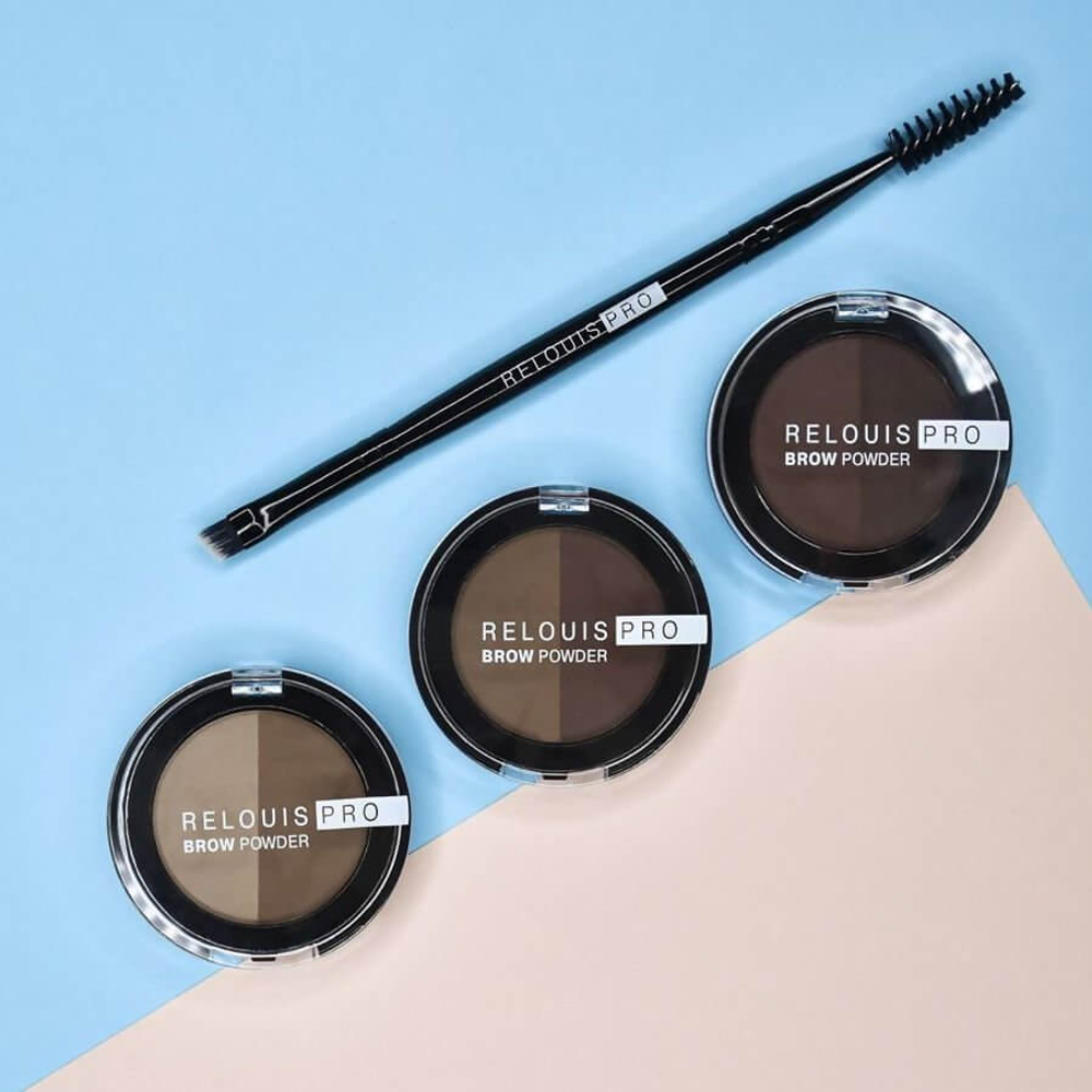 Relouis PRO. Тени для бровей Brow Powder