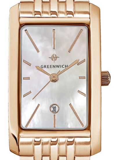 Greenwich Vesta GW 511.40.13 - Элегантность в оттенке розового золота, Женские наручные часы