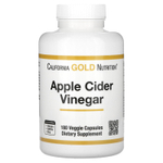 California Gold Nutrition, яблочный уксус, 180 растительных капсул (450 мг в 1 капсуле)