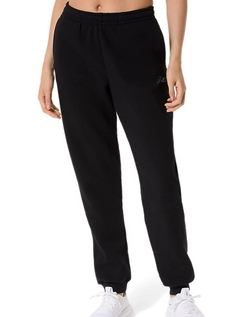 Женские теннисные брюки Asics Logo Fleece - performance black