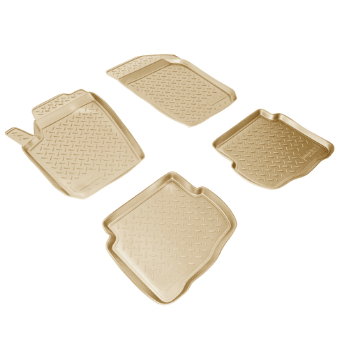 Ковры в салон Norplast/Unidec для Seat Ibiza III в кузове 6L (2002-2008), Бежевый, арт.NPL-Po-80-25-B