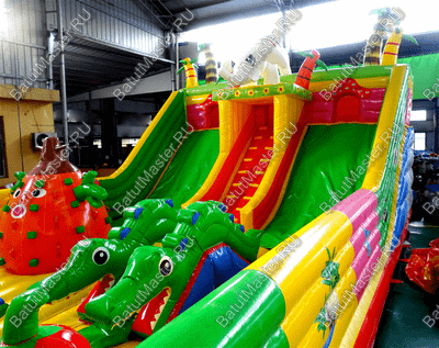 Коммерческий надувной батут "Сафари парк" 12*7*7 м