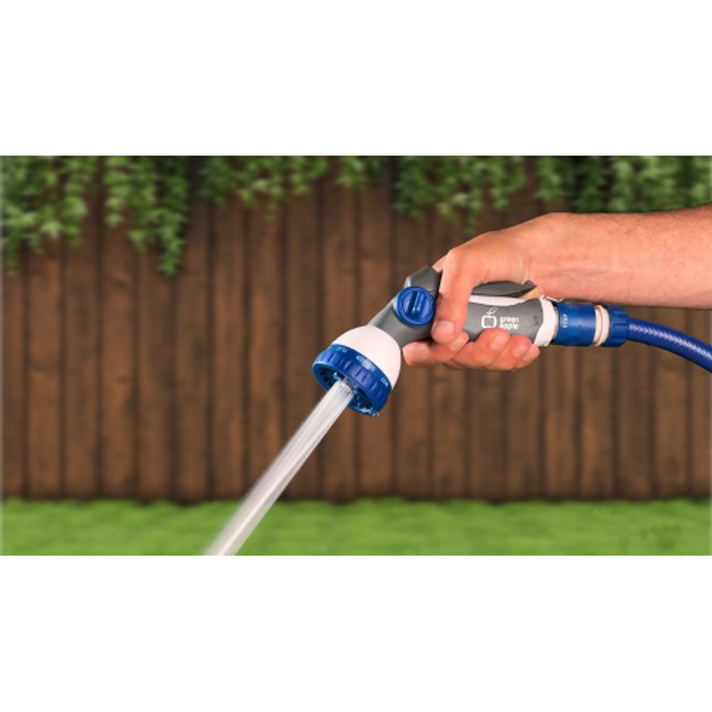 GWHM12-037 GREEN APPLE Пистолет-распылитель, пластик, 8 режимов