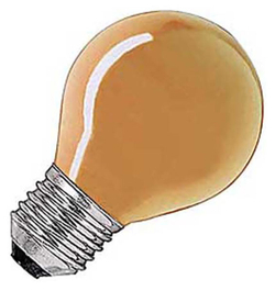 Лампа накаливания обычная 15W R45 Е27 -цвет в ассортименте