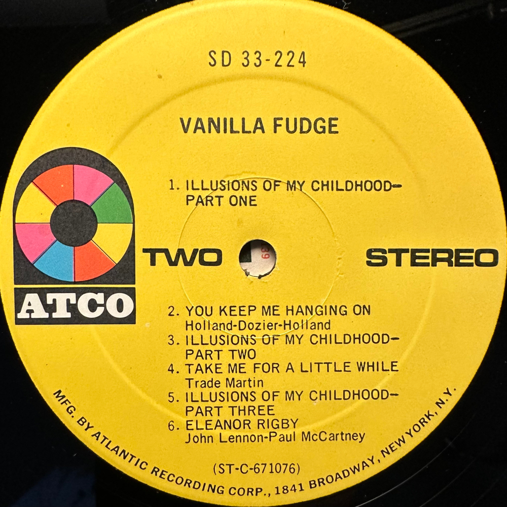 Vanilla Fudge - Vanilla Fudge (США 1969г.)