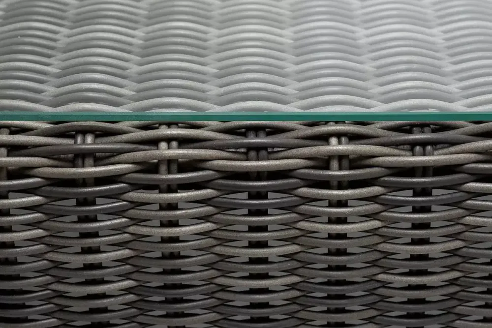 "Боно" лаунж-зона из искусственного ротанга, цвет графит