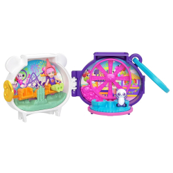 Polly Pocket - PANDA компактный набор с куклой + аксессуары HRD38