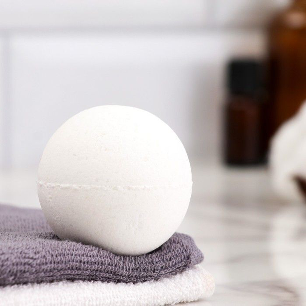 Бомбочка для ванны из персидской соли с ароматом фиалки и личи - 140 гр. (Цвет: не задано)