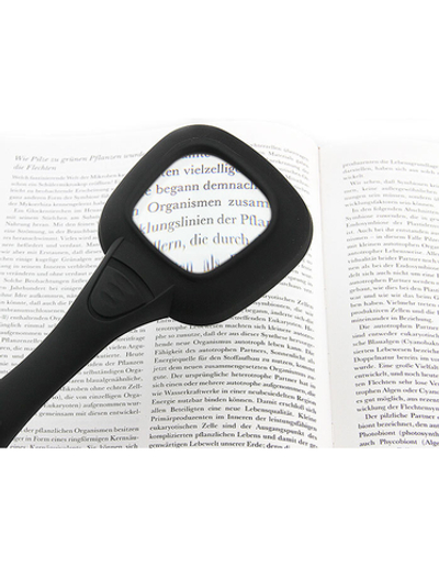 Лупа 600558 (диам.65мм, 3х, с LED подсветкой, 6 светодиодов)