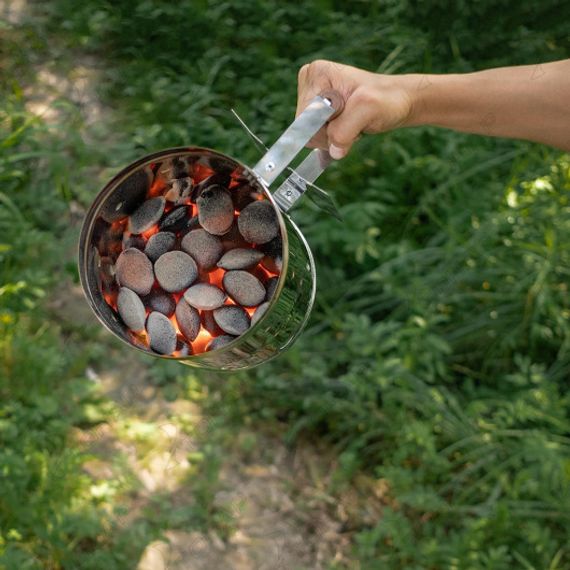 Стартер для быстрого розжига угля нержавеющая сталь (HS-KP-02) Helios