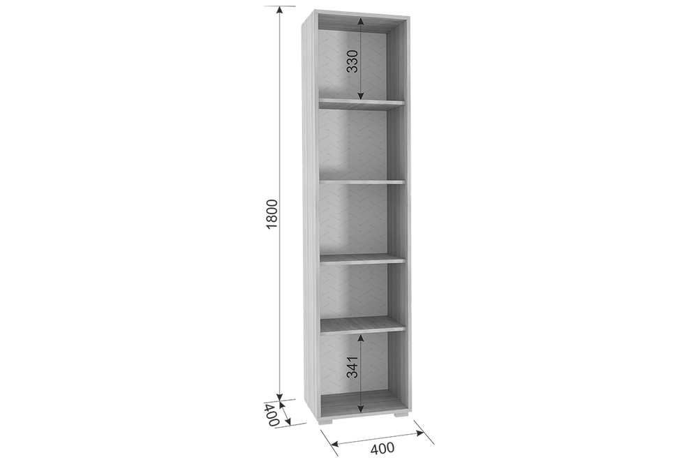 Лайт-2 (MebelSon) Стеллаж