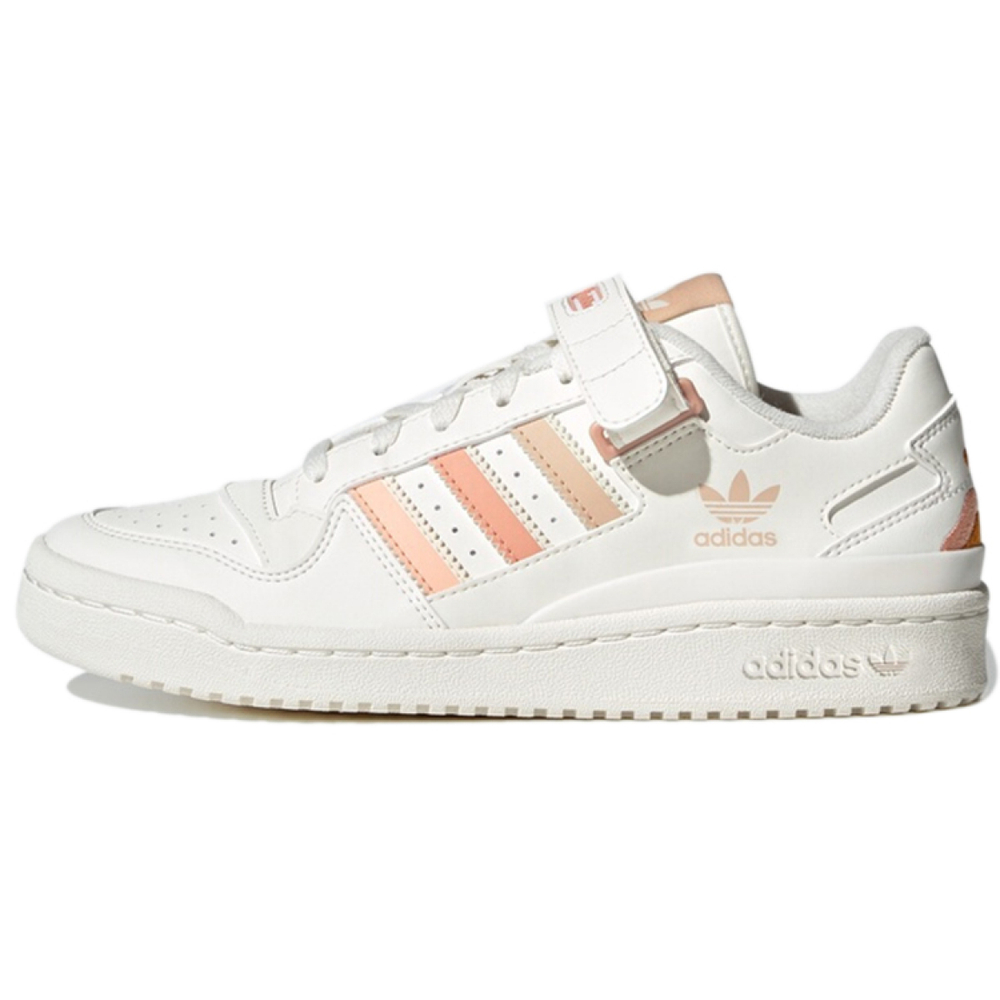 Кроссовки Adidas Originals Forum Low White Light Brown Dark Brown