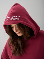 Костюм с брюками КБис-091/винный-п