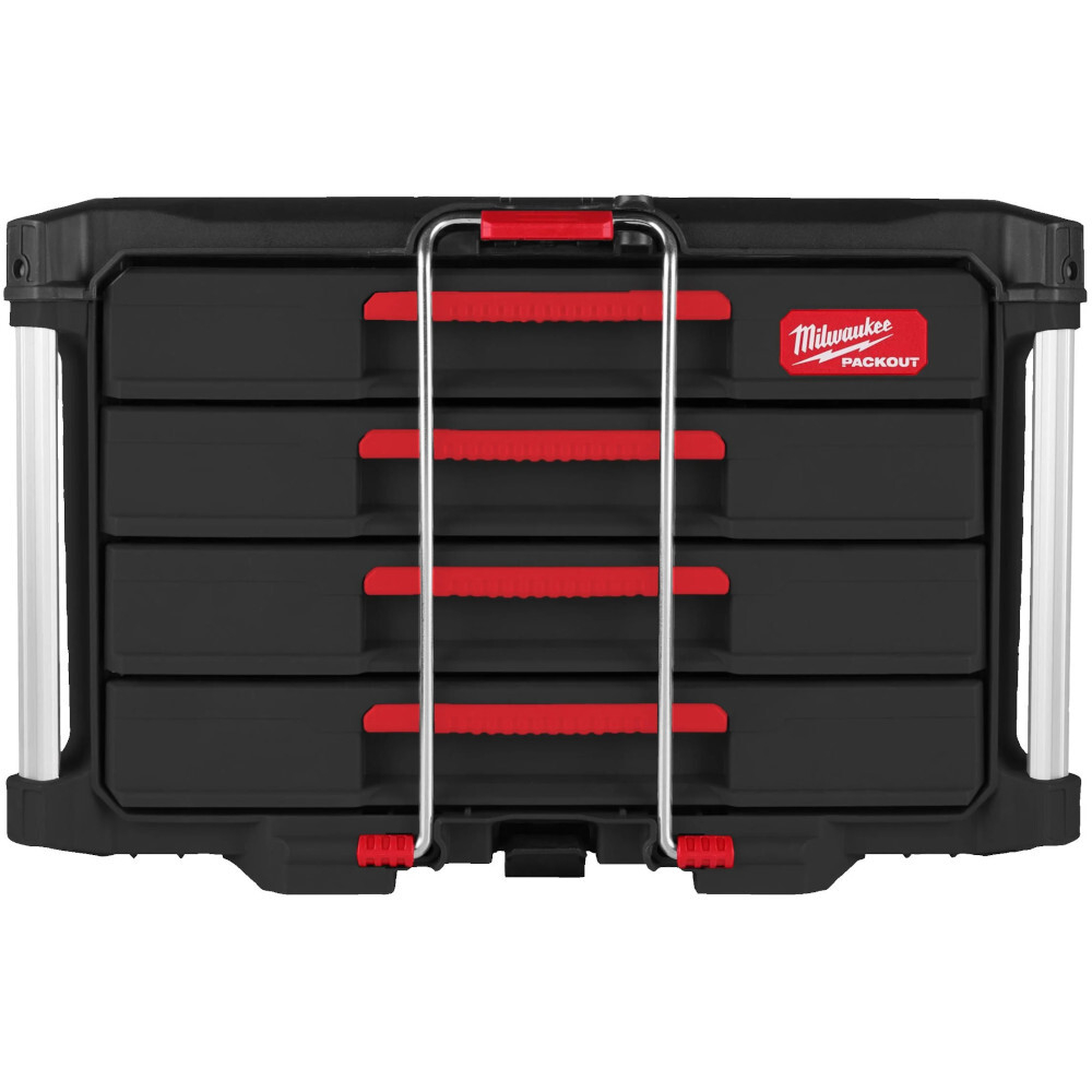 Ящик Milwaukee PACKOUT с 4-мя выдвижными отсеками