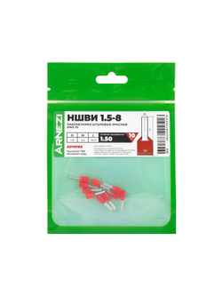 Наконечники штыревые НШВИ 1.5-8 (10 шт), , Max Вт ARNEZI A0110183