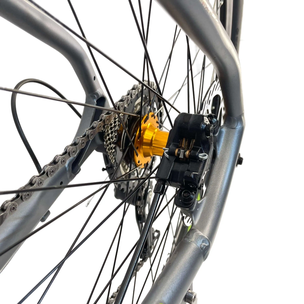 Велосипед Dinos 27.5" 10скор (L-Twoo A7, алюминиевая рама, гидравлические тормоза) Серый (DIN-45-3)