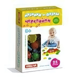 Мозаика пазлы "Черепашки" (d.=40мм./25шт.) (Стеллар)