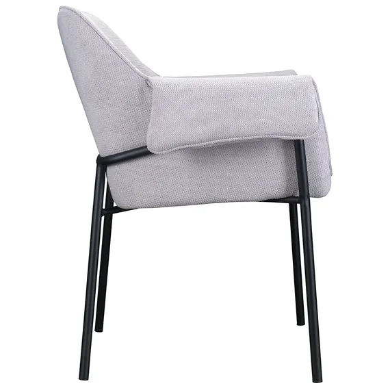 Стул-кресло Luras светло-серый шенилл