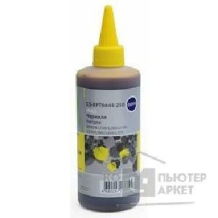 CACTUS C13T66444A Чернила CS-EPT6644-250 желтый 250мл для Epson L100/L110/L120/L132/L200/L210/L222/L300/L312/L350/L355/L362/L366/L456/L550/L555/L566/L1300