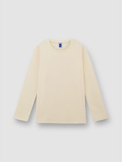 Лонгслив сливочного цвета