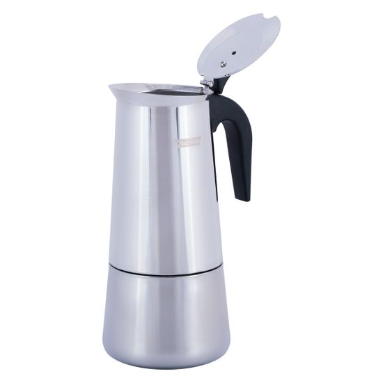 Кофеварка гейзерная 600 мл. (12 порций) из нержавеющей стали Kamille KM-0663