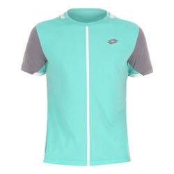 Мужское теннисное поло Lotto Top IV T-Shirt Men - Green, Silver