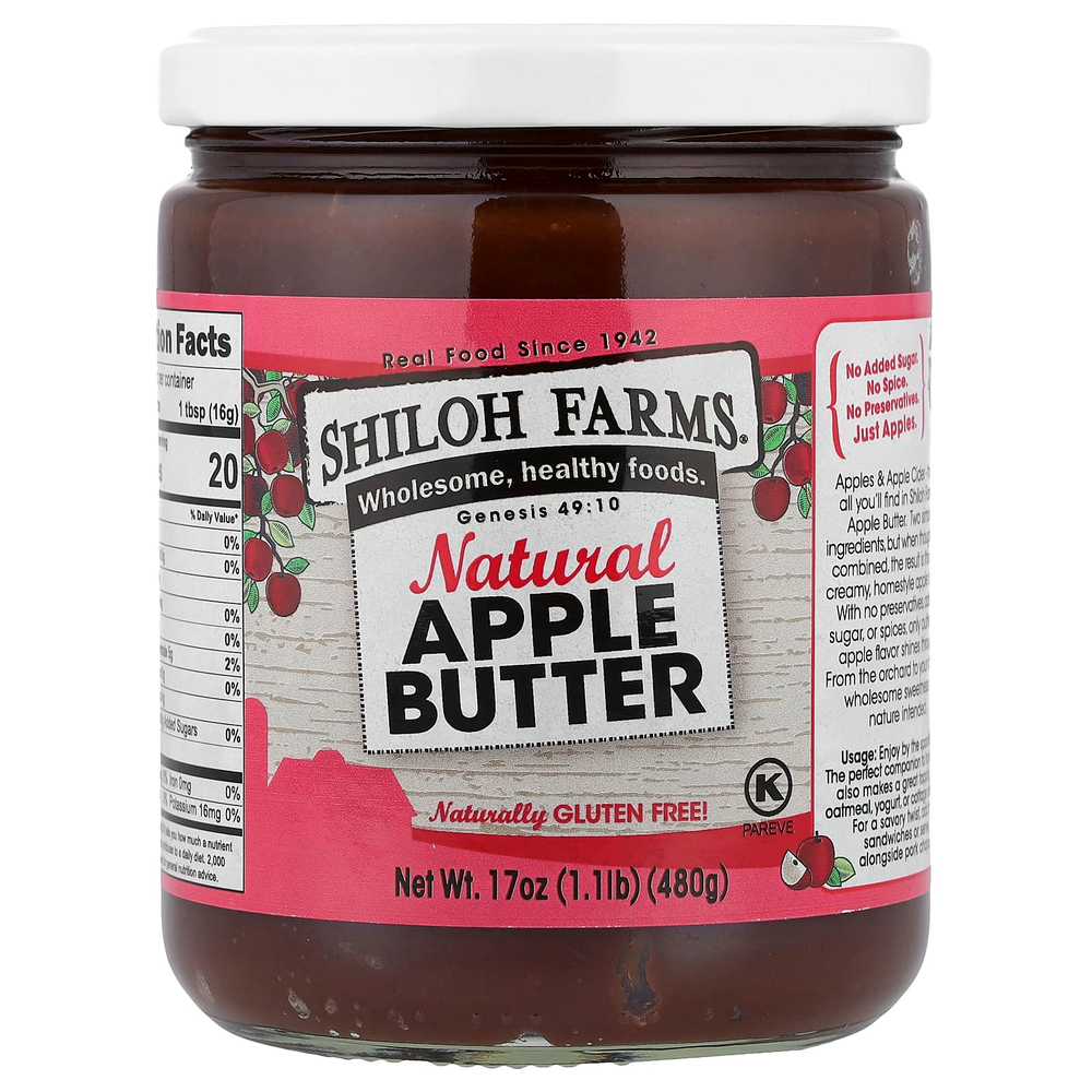Shiloh Farms, натуральная яблочная паста, 480 г (17 унций)