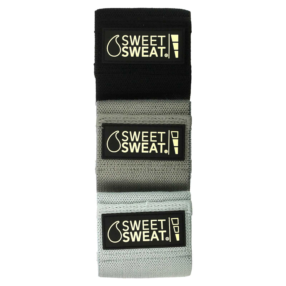 Sports Research, Sweet Sweat®, набедренные повязки, серые, 3 шт.