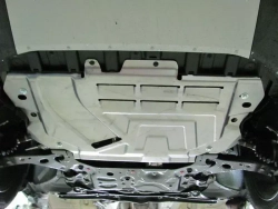 Защита картера двигателя, КПП (4 мм, алюминий) для Ford Kuga 2013-2017 (V - 1.6 AT 4WD; 2.5 AT 4WD), Ford Kuga 2017-2020 (V - 1.5 AT; 2.5 AT) Sheriff.08.3367