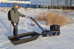 Мотобуксировщик БАРС Партизан 380 F7F