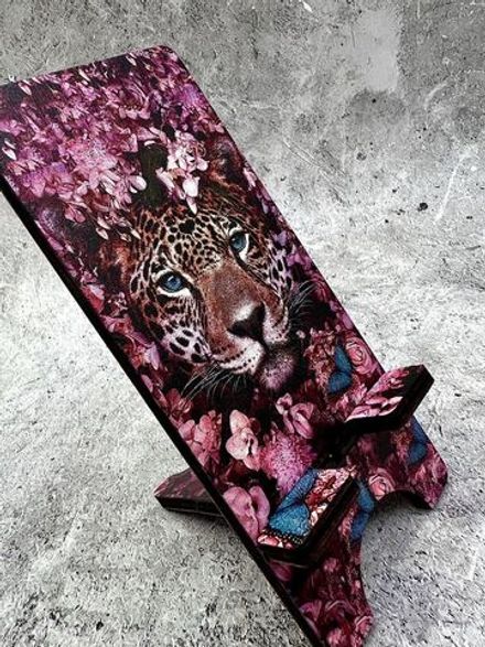 Подставка для телефона деревянная