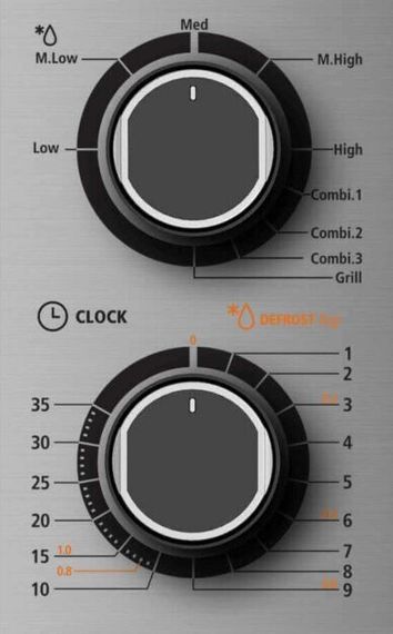 Встраиваемая микроволновая печь Midea MM820B2Q-SS