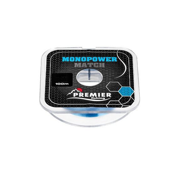 Леска MONOPOWER MATCH 0,18mm/100m Blue Nylon (PR-MM-B-018-100) Premier Fishing