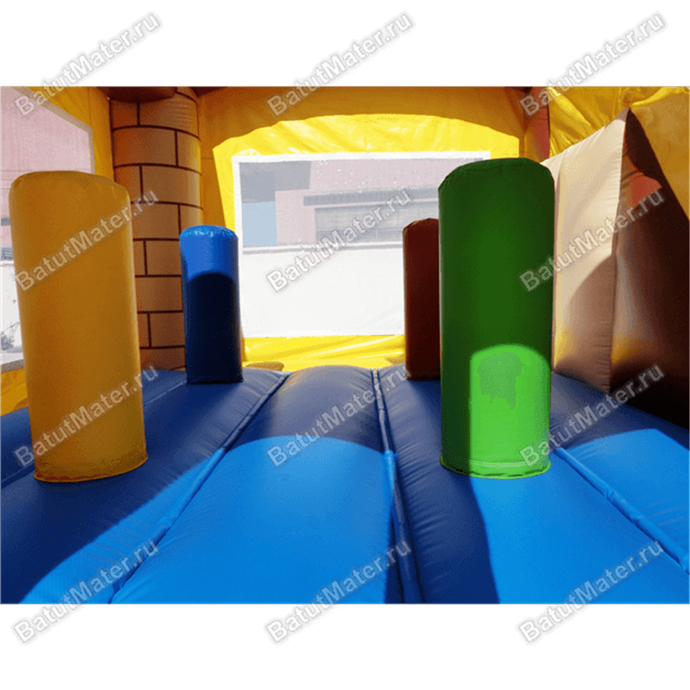 Коммерческий надувной батут "Школа волшебников"