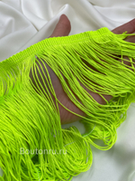 Бахрома зеленый неон 18 см