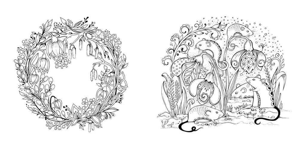 Mein Frühlingsspaziergang. Rita Berman. Coloring book