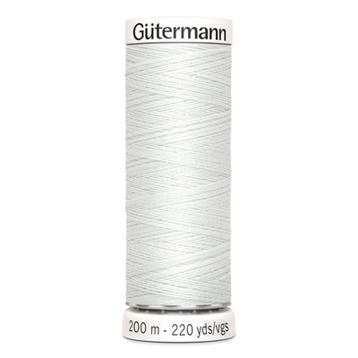 01 Нить Sew-All 100/200 м для всех материалов, 100% полиэстер Gutermann 748277 (643 светло-серебристый)