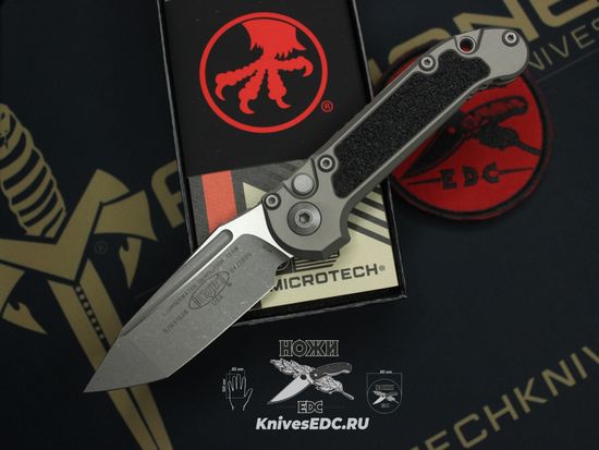 Нож Microtech LUDT T/E Gen III 1136-10APNC Natural Clear Apocalyptic Standard - рукоять алюминий, клинок М390МК