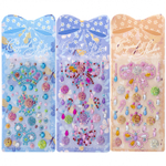 Наклейки-стразы Alingar, акриловые, "Ассорти" (корона,бант,бабочки), пакет с европодвесом