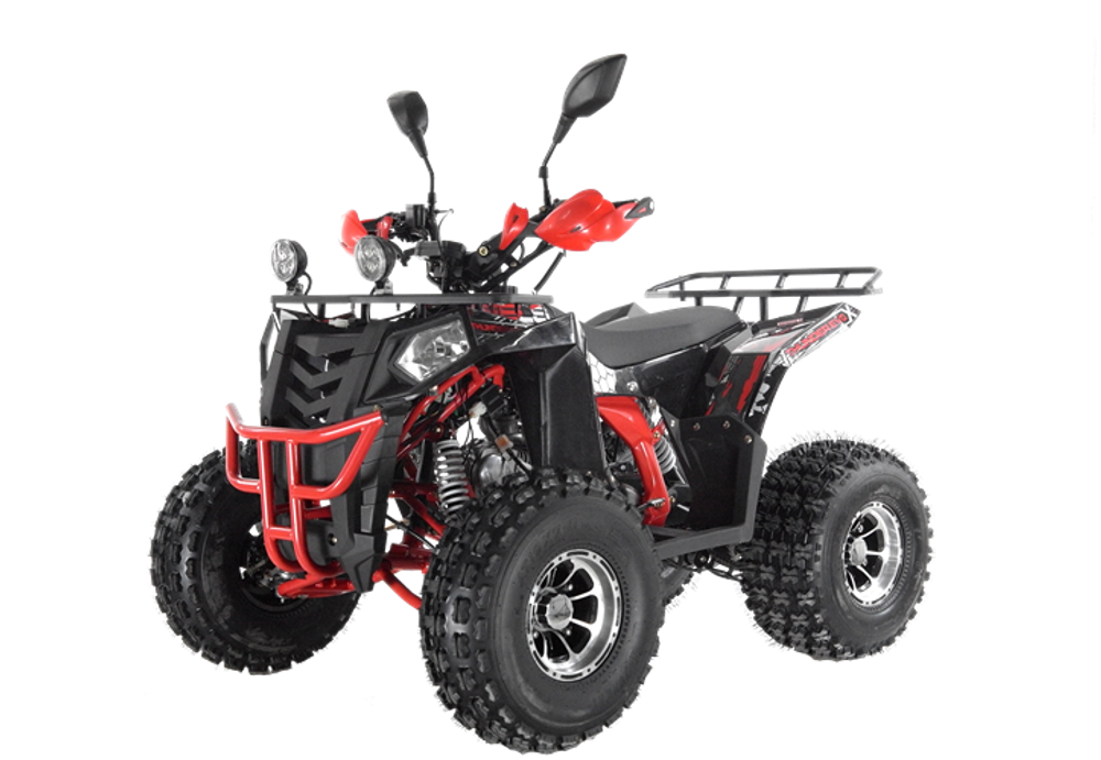 Квадроцикл Wels Thunder EVO-ST 125 куб/см 10 л.с колеса 8" цвет Черный/красный