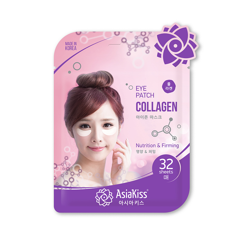 [ASIAKISS] Collagen Eye Zone Mask - Патчи для глаз тканевые КОЛЛАГЕН, 32 шт