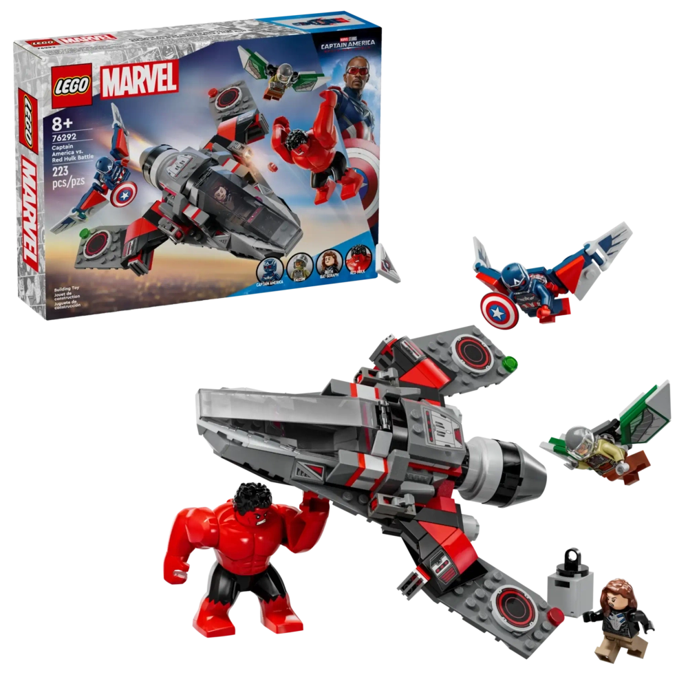 Конструктор LEGO Marvel 76292 Капитан Америка против: Битва Красного Халка
