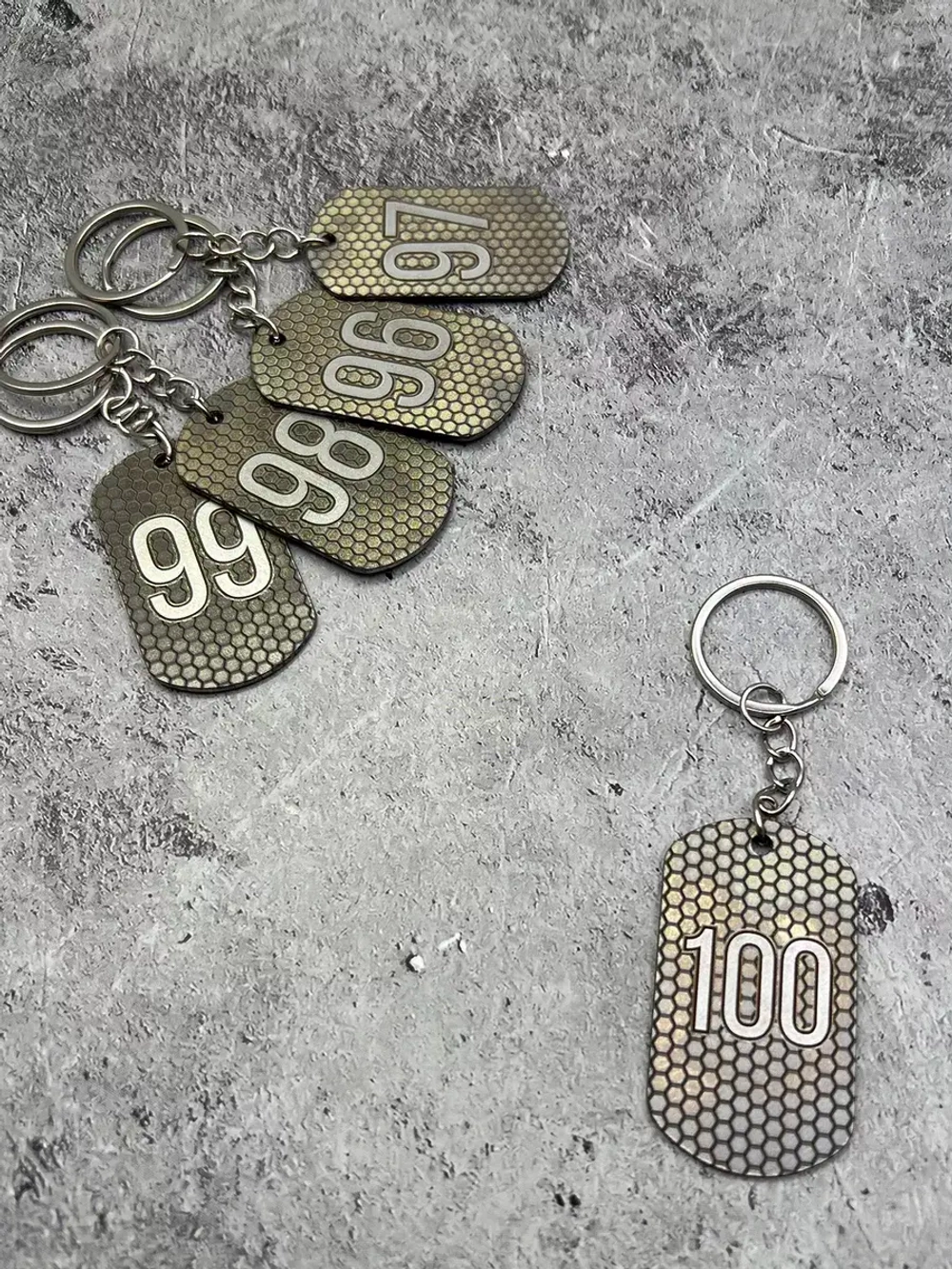 Номерки на ключи металлические 96-100