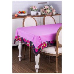 СКАТЕРТЬ "AMADEUS",140Х180СМ, 100% ХЛОПОК,ЛИЛОВЫЙ