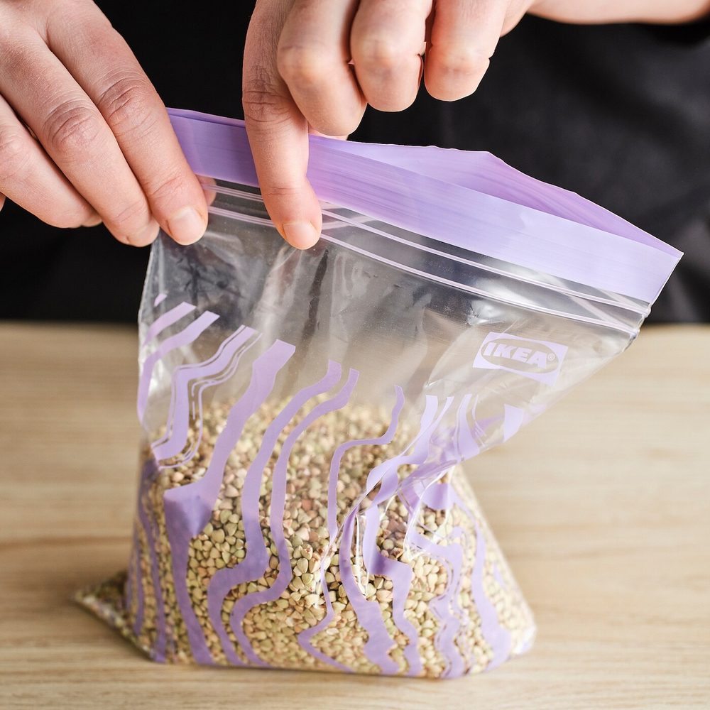 Набор зип пакетов IKEA ISTAD (ИСТАД), 1 л, 20 шт