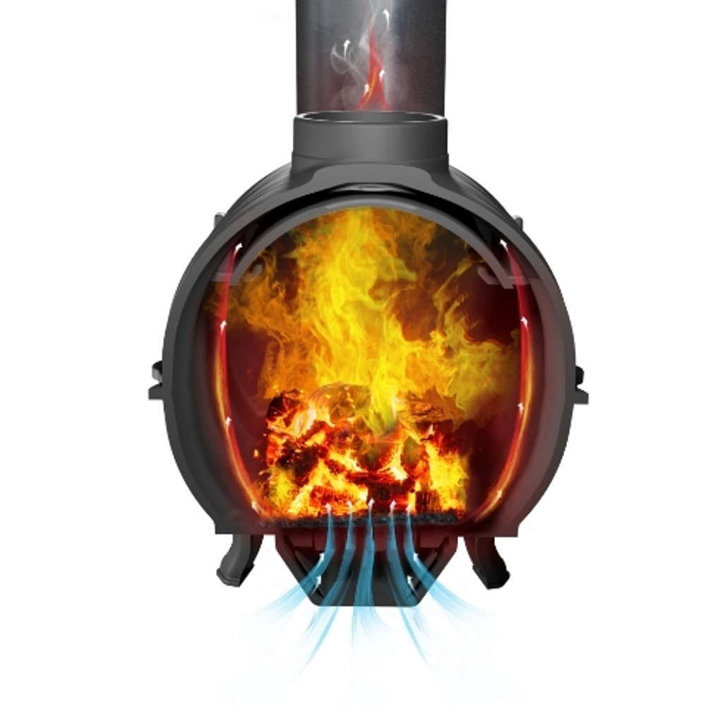 Отопительно-варочная печь "Тайга" PRO ПроМеталл